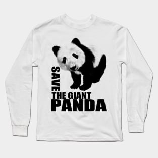 SAVE THE GIANT PANDA Long Sleeve T-Shirt